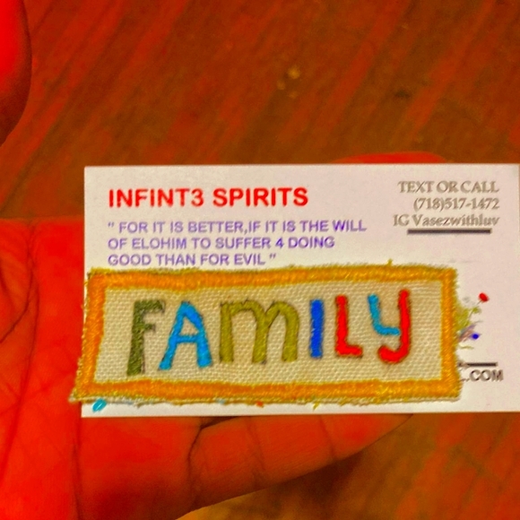 Handmade patch Family - Picture 1 of 7